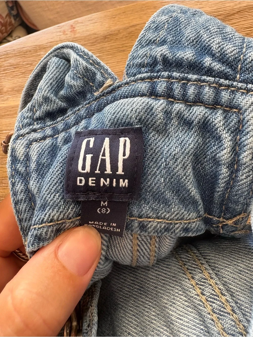 Gap Light Blue Denim Overalls Size 8